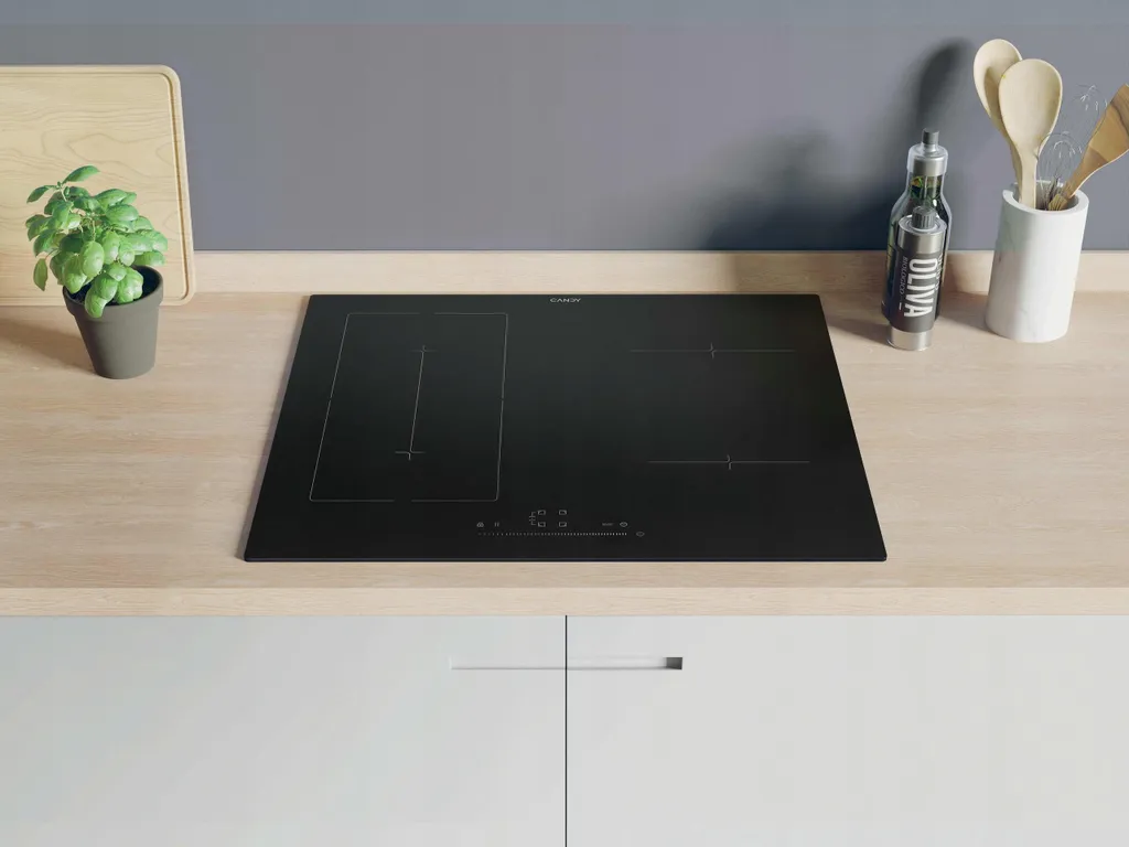 Table de Cuisson Induction Candy 59 cm - Plaque Encastrable 4 Zones Rapide - 4