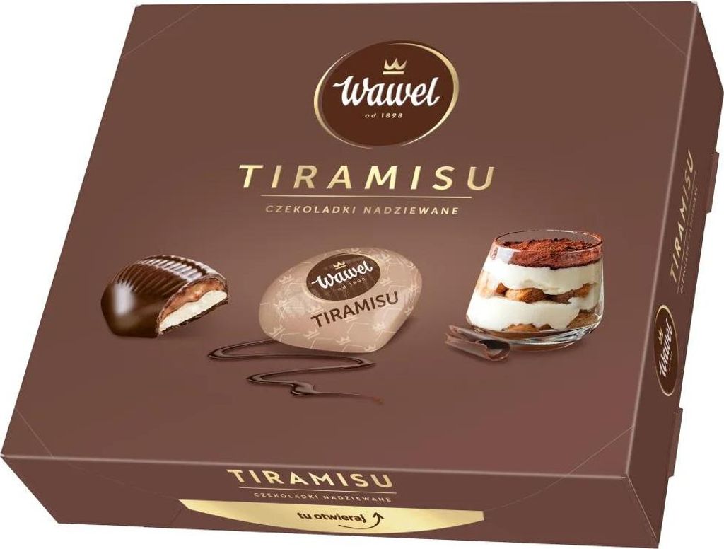 Wawel Pralinenschachtel Tiramisu Kaffee-Milch 160 g