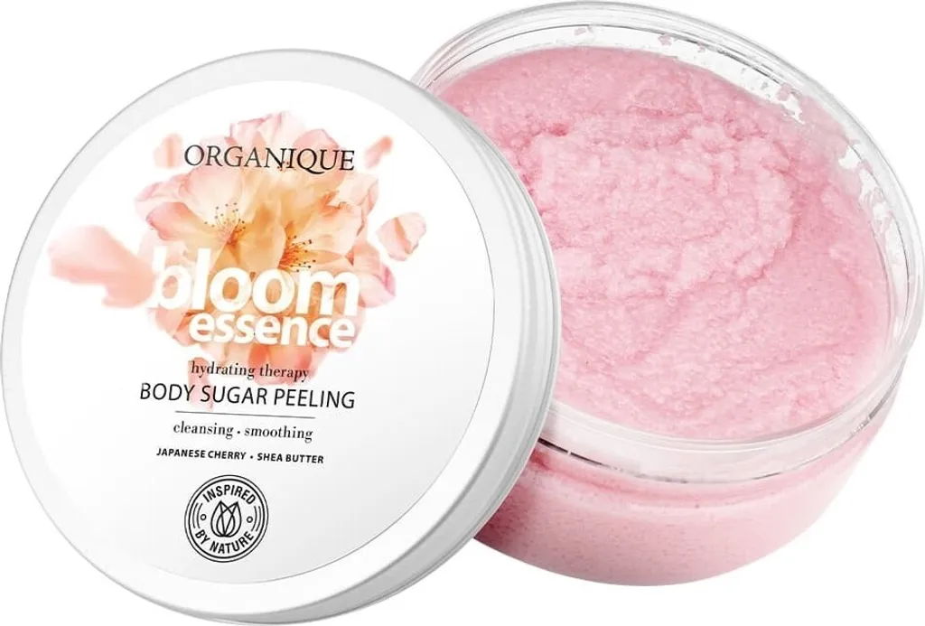ORGANIQUE Bloom Essence Exfoliant au sucre régénérant corps de 200ml