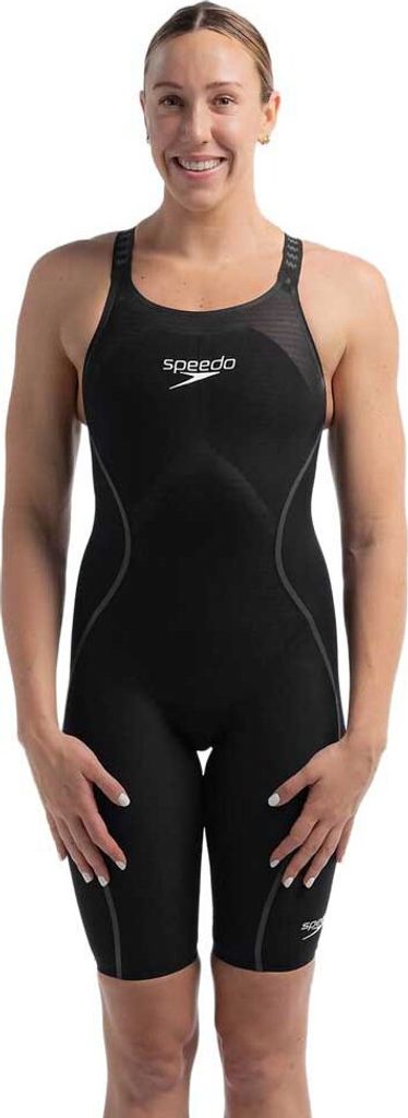 Speedo Fastskin Lzr Pure Intent 2.0 Geschlossener Wettkampfbadeanzug Schwarz UK 23 Frau Schwarz UK 23