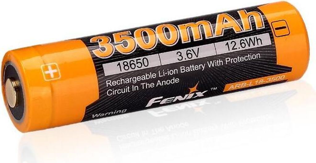 Akku Fenix 18650 3500 mAh (Li-Ion) wiederaufladbar 1 Stck Produktbild 