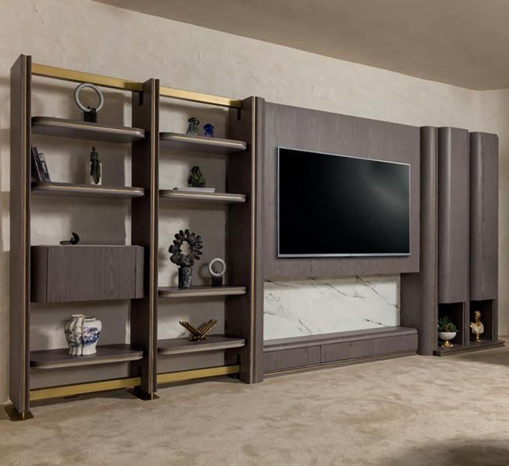 TV Möbel Set Multifunktionswand Medienwand rtv wand Fernseher Lowboard sideboard
