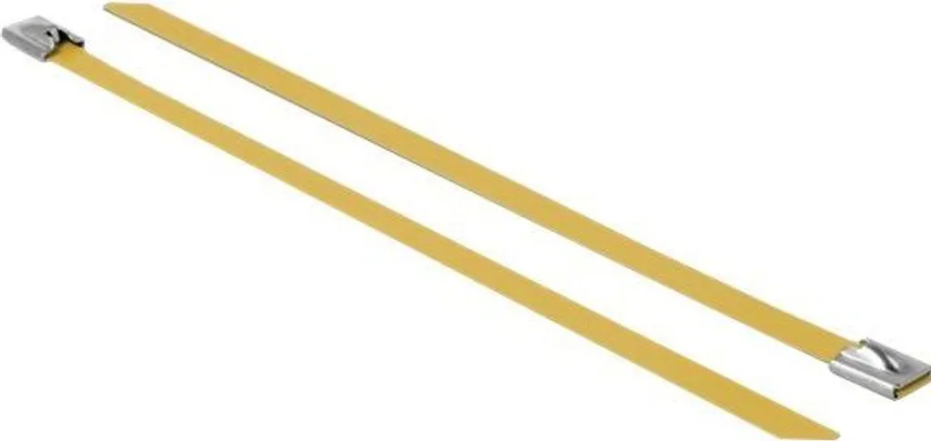Delock 18789 Fascette Stringicavo Inox Gialle 200x7,9mm 10pz