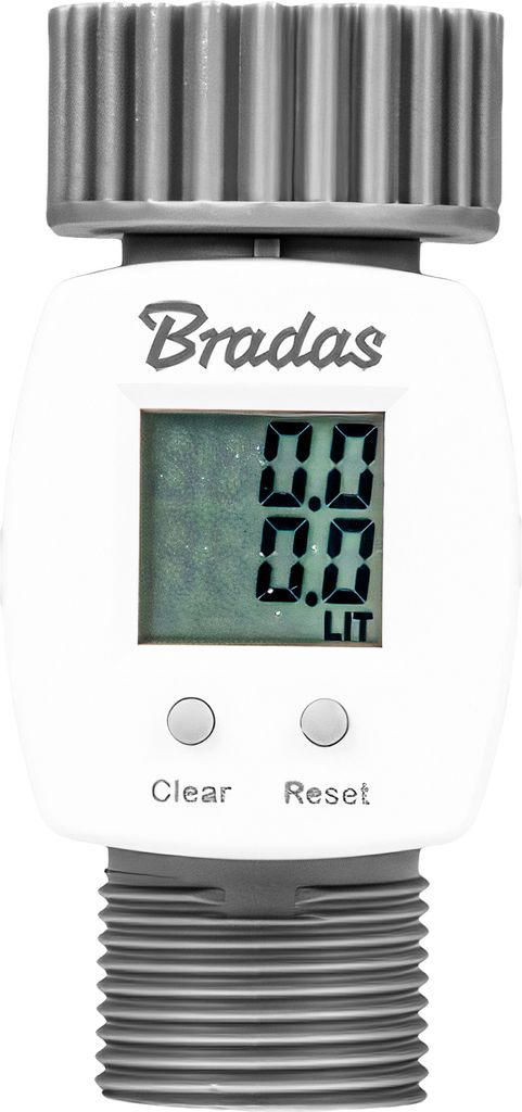 Bradas WL-3110 Digitální vodoměr WHITE LINE 3/4" šedý/bílý Obrázek produktu 