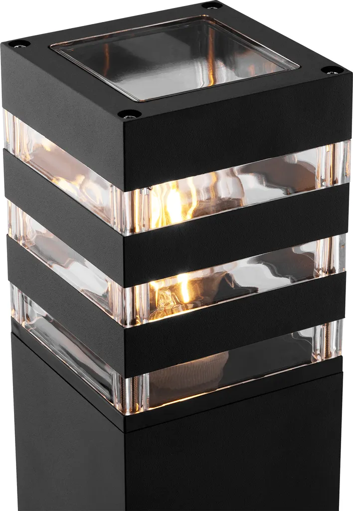 Borne Extérieure Étanche IP44 Luminaire de Jardin 80cm Douille E27 13W