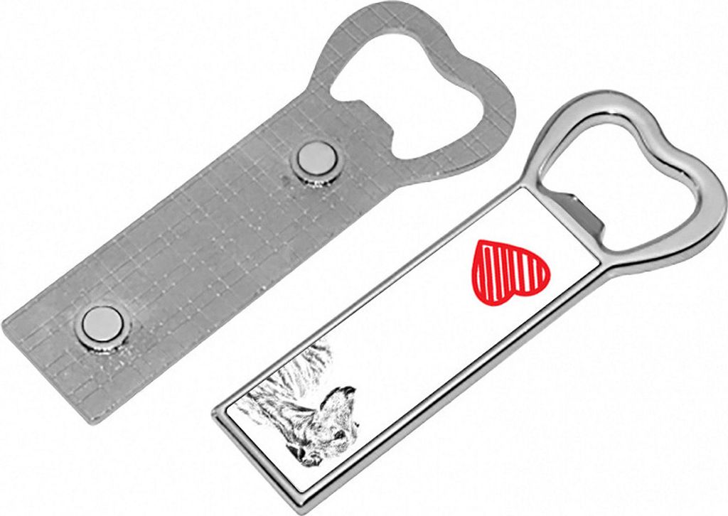 Greyhound, Grosser Englischer Windhund - Flaschenöffner mit Hund, personalisierter Flaschenöffner für den Kühlschrank, ein einzigartiges Gesche...