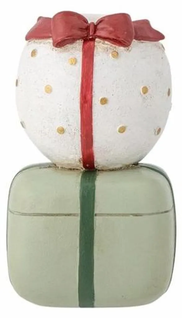 Bougie verte en polyrésine Ø 5 x 9 cm - Objet de décoration intérieure