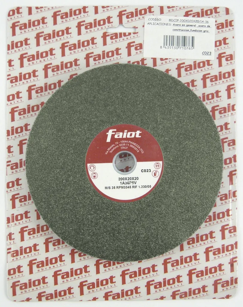 Faiot MDCIP17520328C80 Muela B - Disco Abrasivo per Metalli Duri