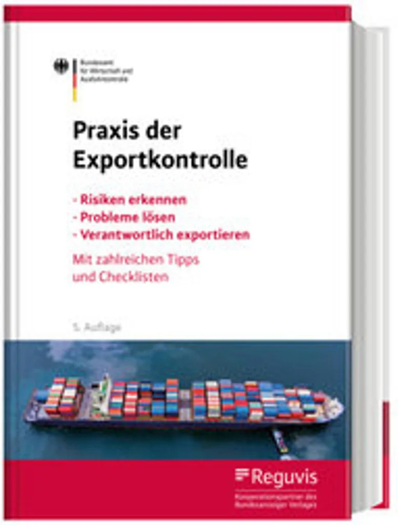 Livre Praxis der Exportkontrolle pour éviter les amendes de douane