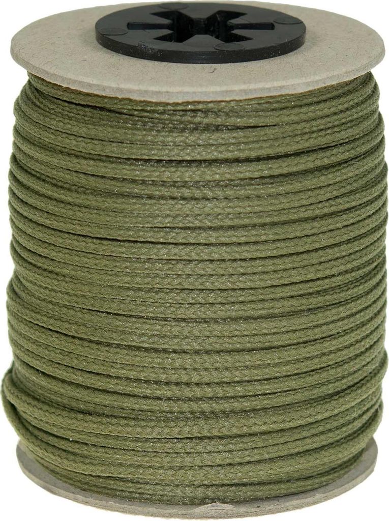 50 Meter Polyesterschnur Flechtschnur 2mm, 8-fach geflochten, Kumihimo Flechten