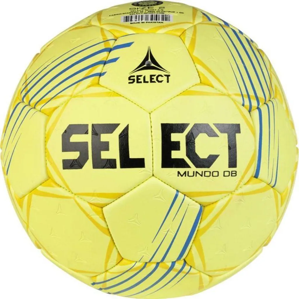 Ballon de handball d'entraînement Select Mundo PP3883 taille 1 jaune