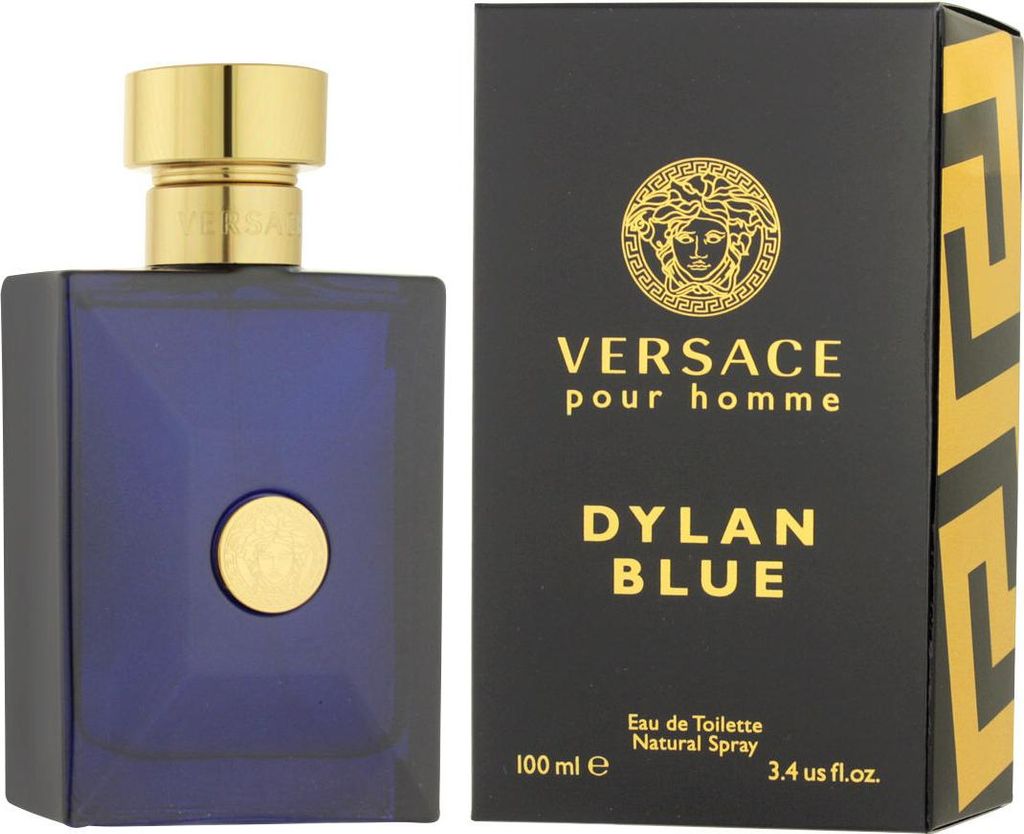 Versace Dylan Blue Pour Homme, parfum voor heren, 100 ml, Productafbeelding 