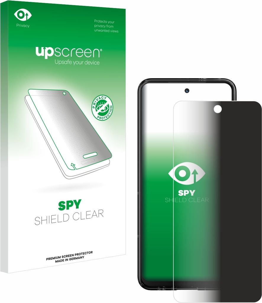 Für HMD Fusion Sichtschutzfolie Schutzfolie upscreen Anti-Spy Privacy Sichtschutz Blickschutz Display Schutz Folie Blaulichtfilter