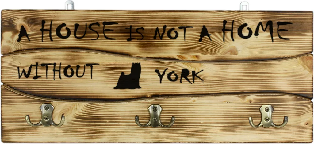 Regalo per Amanti Yorkie: Porta Medaglie Yorkshire Art-Dog | Home Decor