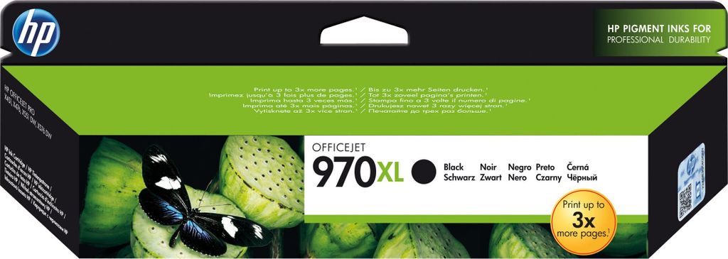 HP 970XL    Schwarz             Tintenpatrone Produktbild 