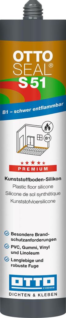 OTTOSEAL S51 Silikon für PVC-, Gummi- und Linoleumböden C00 Produktbild 
