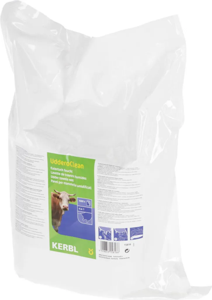 Évitez les mammites avec Kerbl UdderoClean 1000 feuilles humides recharge