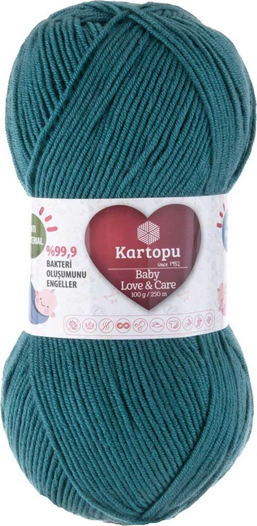 100g Strickgarn Kartopu Baby Love and Care antibakteriell Produktbild 