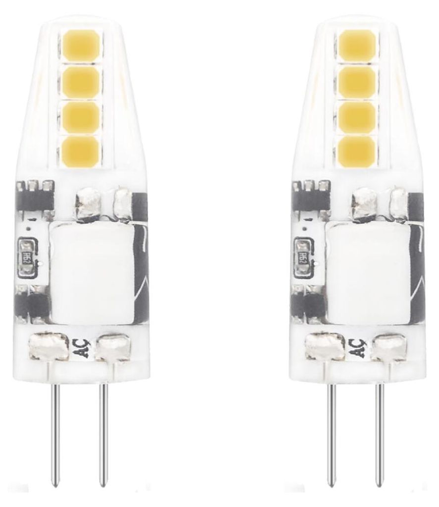 Modee LED-Lampe G4 - 1,8 W, 4000 K, 180 lm, 12 V - Steckernetzteil - Weißes Licht - 2 Stück