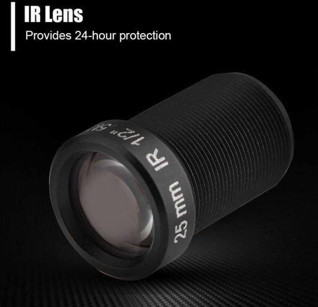 Überklare 25mm CCTV-Linse 5MP 1/2Zoll Sicherheitslinse