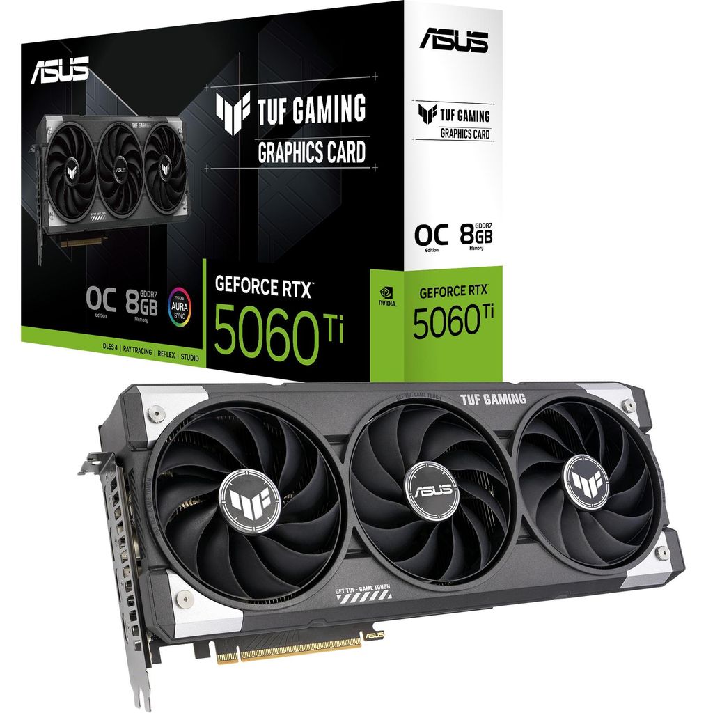 ASUS GeForce RTX 5060 Ti TUF GAMING OC 8GB, Grafikkarte, Produktbild 
