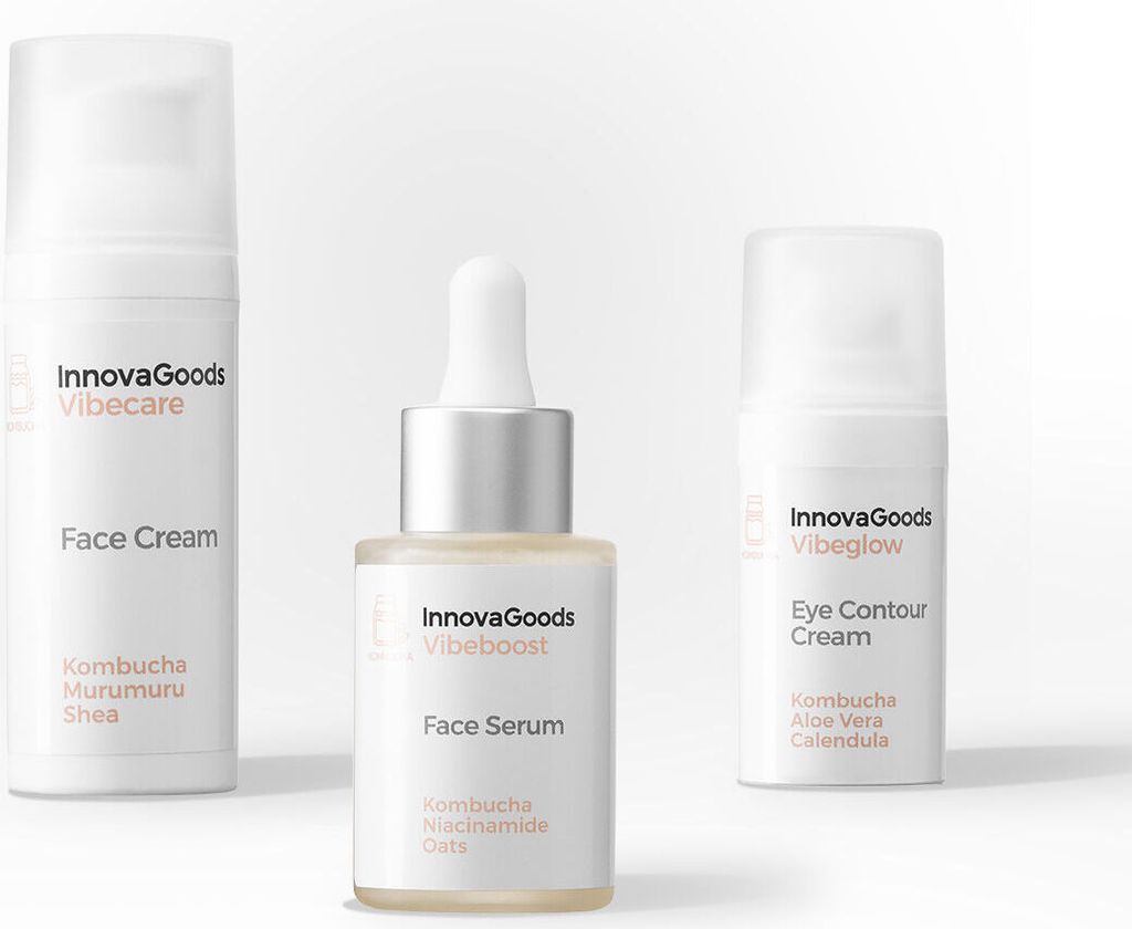 Pack Feuchtigkeitspflege Gesicht Kombucha InnovaGoods