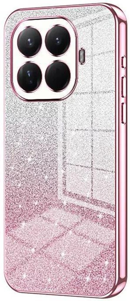 Glitzer Hülle für Xiaomi 15T Pro - Phonesta Crystal Sparkle Silikon Back Cover - Rosa
