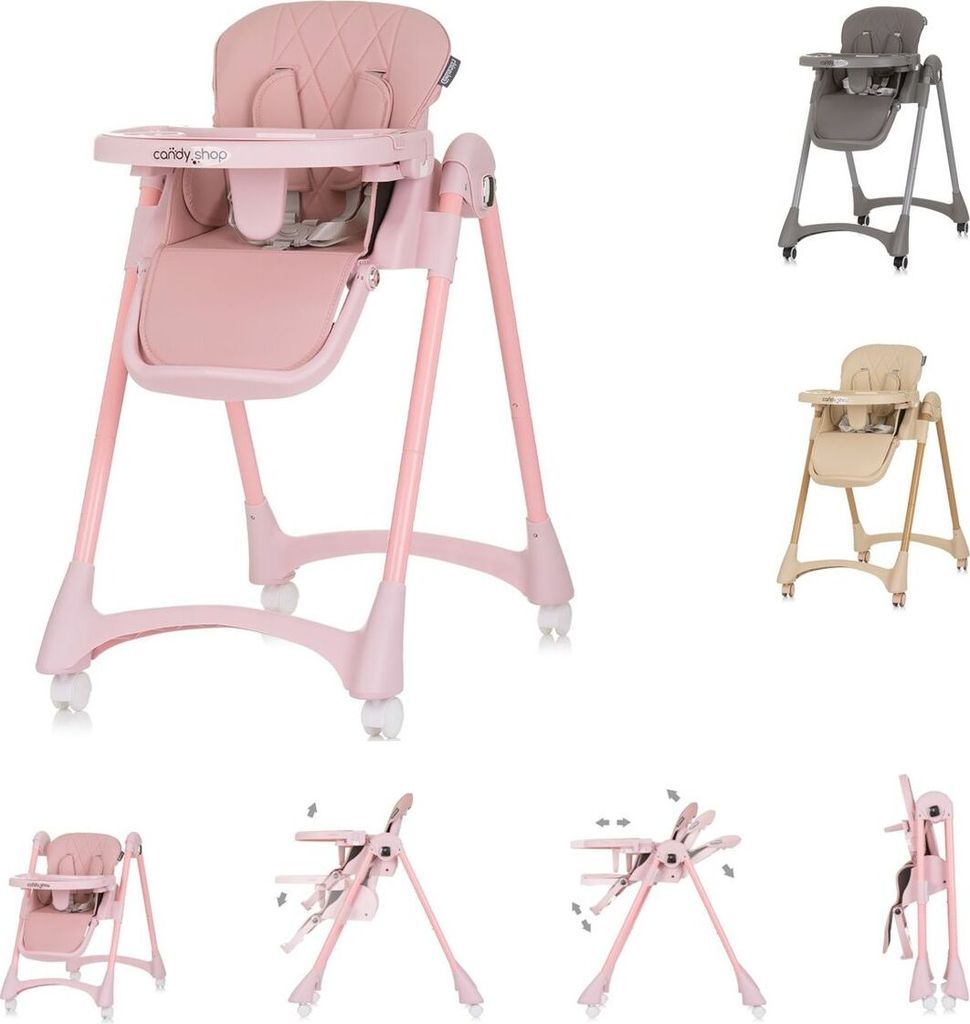 CHIPOLINO Schmuckstuhl Candy Shop Flamingo