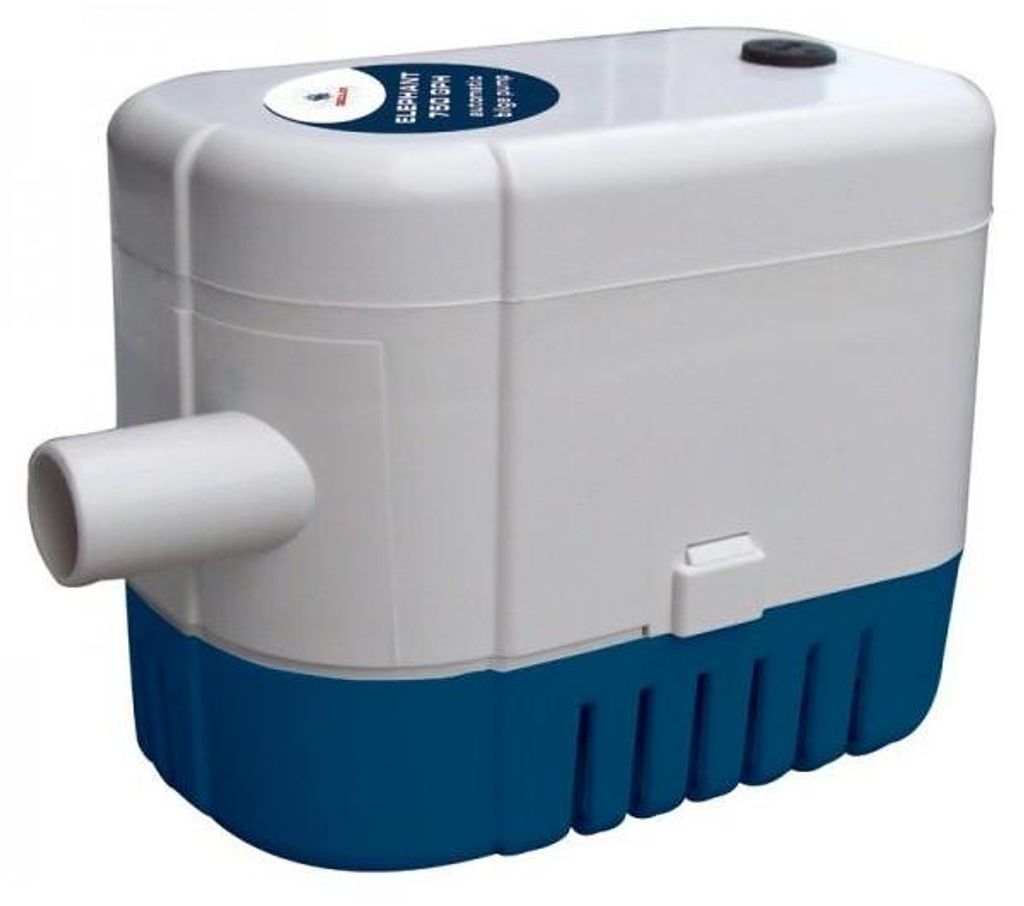 Bomba de achique automática Elephant 1100, 12 V, 75 l/min, Imagen del producto 
