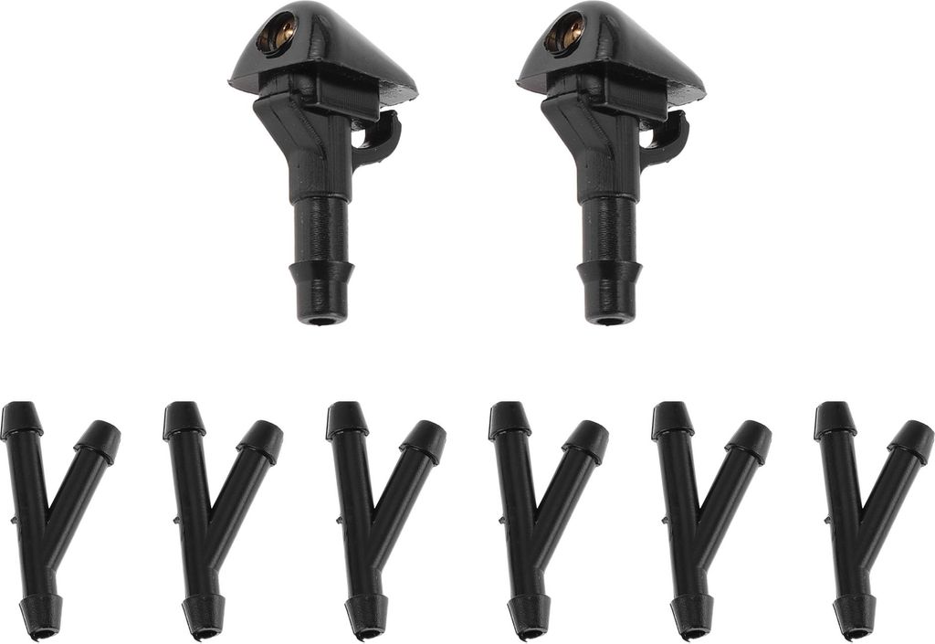 Windschutzscheibenwaschdüse für Nissan Frontier Navara 2006-2013 Schwarz Vordere Windschutzscheiben-Spritzdüsen Wischer-Spritzdüsen-Waschdüse ...