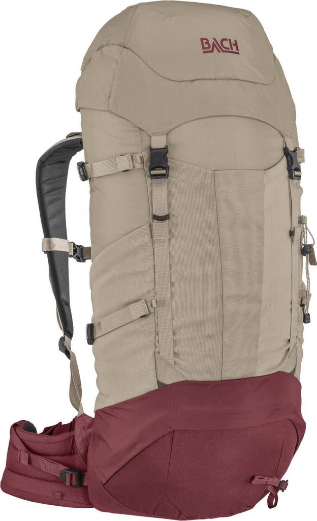 Bach Equipment - B289930-7358L - Rucksack Daydream 40 sandbeige/rot lang 40 L