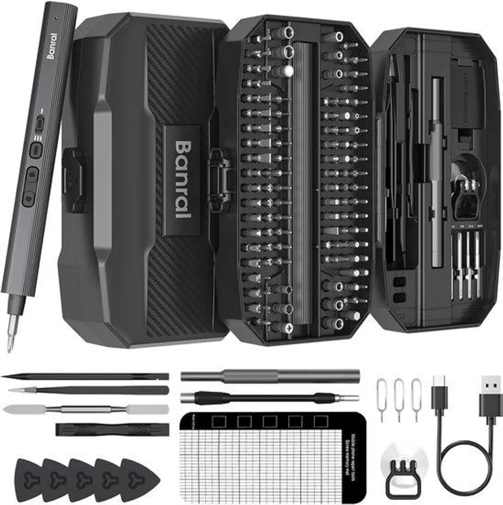 Tournevis de précision électrique sans fil 160 accessoires pour montage