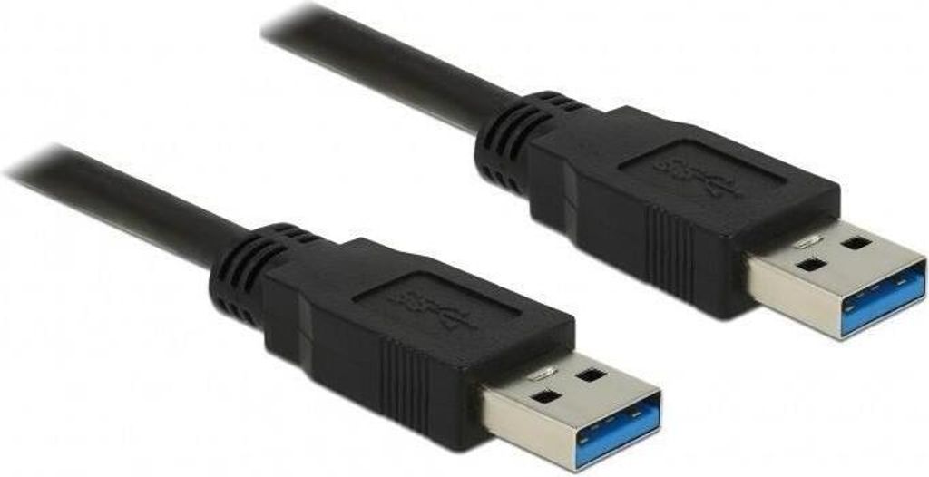 DELOCK USB Kabel USB3.0 A -> A St/St 1.00m schwarz
