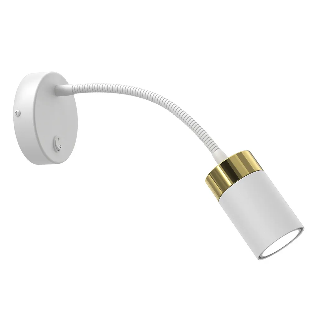 Applique LED Milagro JOKER MLP8535 Bianco e Oro - Attacco GU10