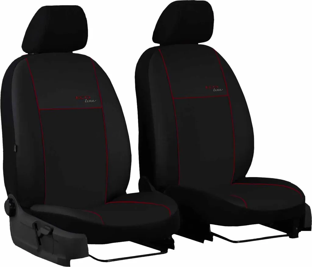 Coprisedili Auto Universali Hyundai Accent Rosso Scuro | Set 1+1 Anteriori - 9