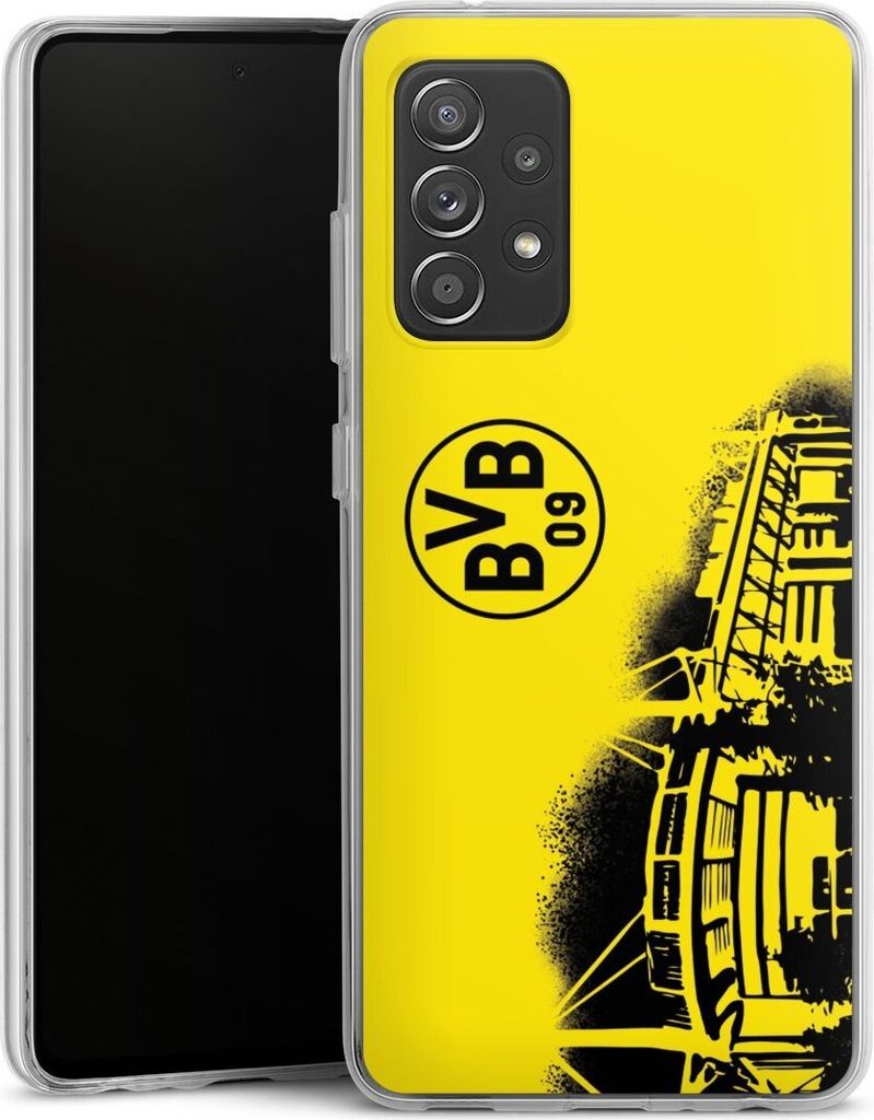 DeinDesign Handyhülle für Samsung Galaxy A52 Silikon Hülle Case Smartphone Schutzhülle BVB Borussia Dortmund Stadion