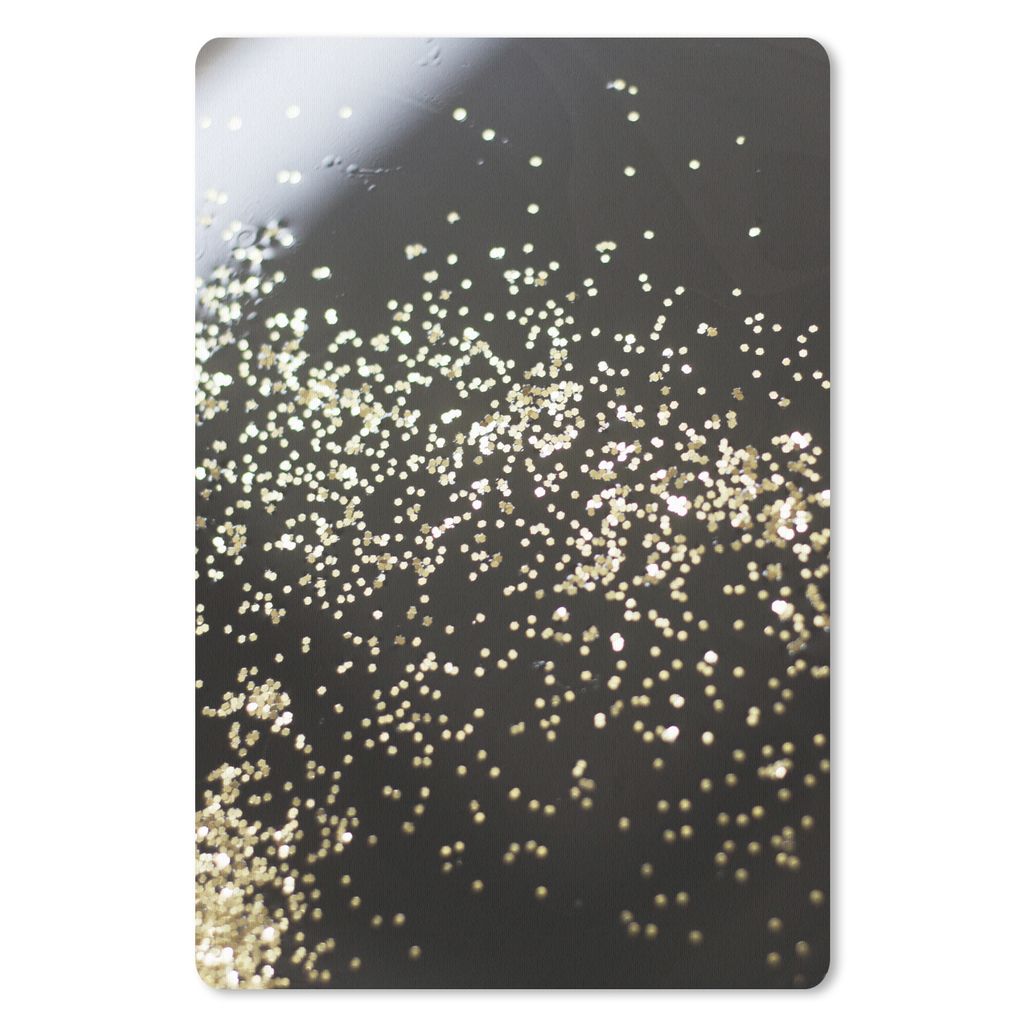 MuchoWow® Mauspad Mousepad Marmor - Luxus - Schwarz - Gold Produktbild 