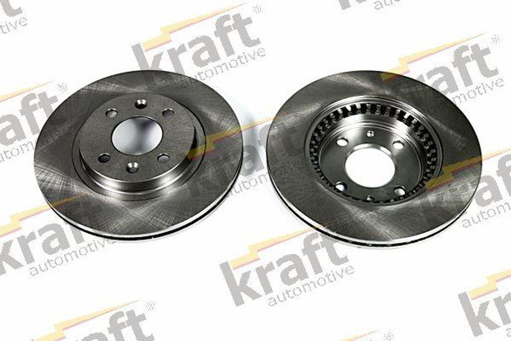 KRAFT AUTOMOTIVE 6045070 Bremsscheibe OE 6001548578 kompatibel mit Logan, Sandero, Kubistar, Clio, Kangoo, Megane, Thalia, Twingo
