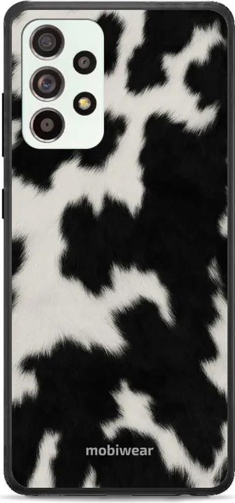 Handyhülle für Galaxy A52, Mobiwear Glossy Case, Kuhfell-Optik