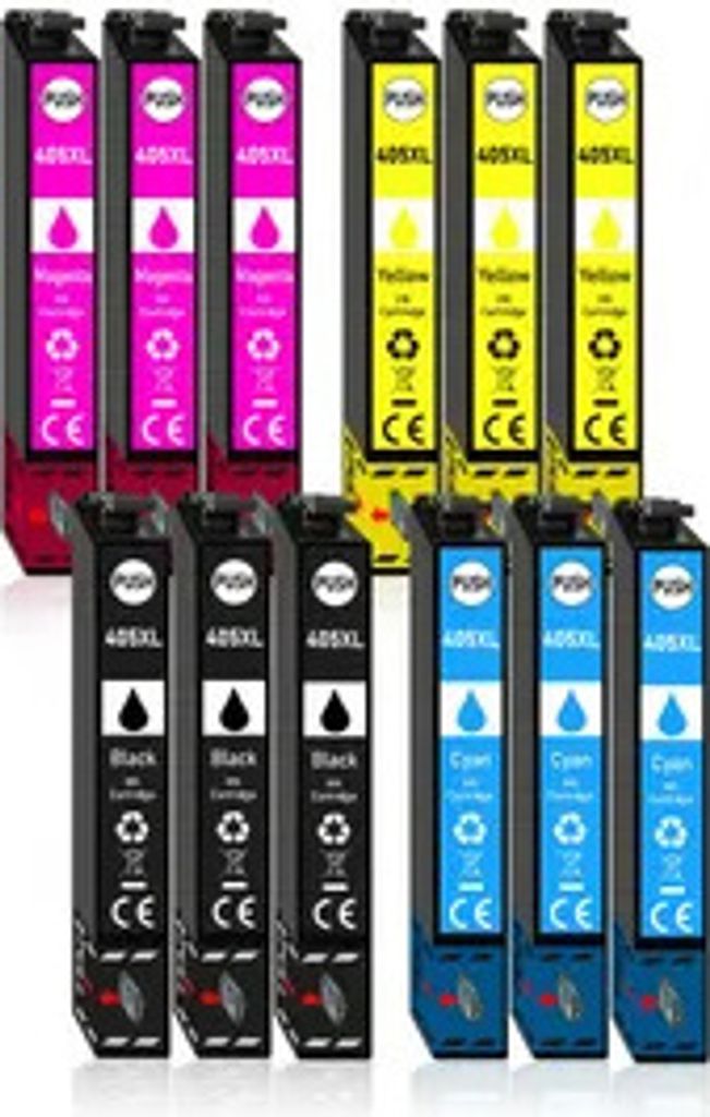 12er Pack Druckerpatronen 405 405XL kompatibel für Epson WF-7310