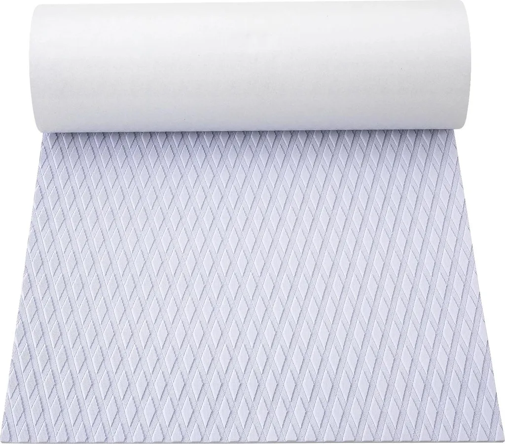 Tapis de pont antidérapant gris imperméable en EVA pour yacht 6mm