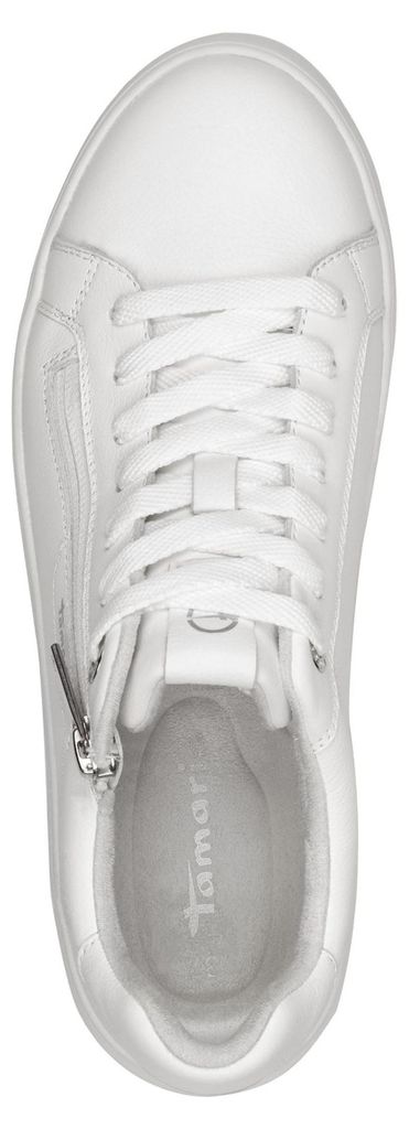 Tamaris Damen Sneaker mit dekorativem Reißverschluss Produktbild 