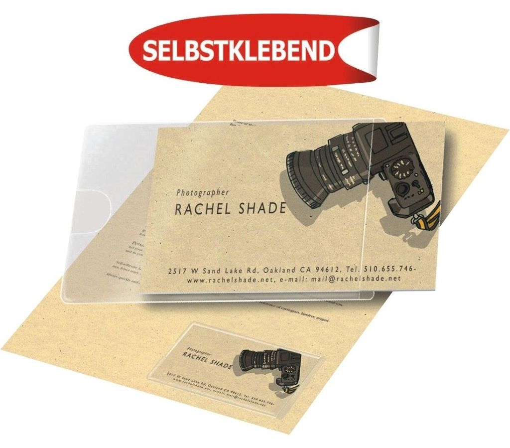 3L Pochettes pour cartes de visite/10109 60x95mm pcs.100 Image du produit 