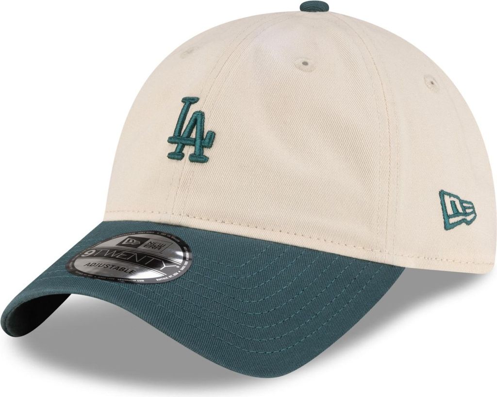 New Era 9TWENTY Cap Los Angeles Dodgers MLB Mini Logo beige/green
