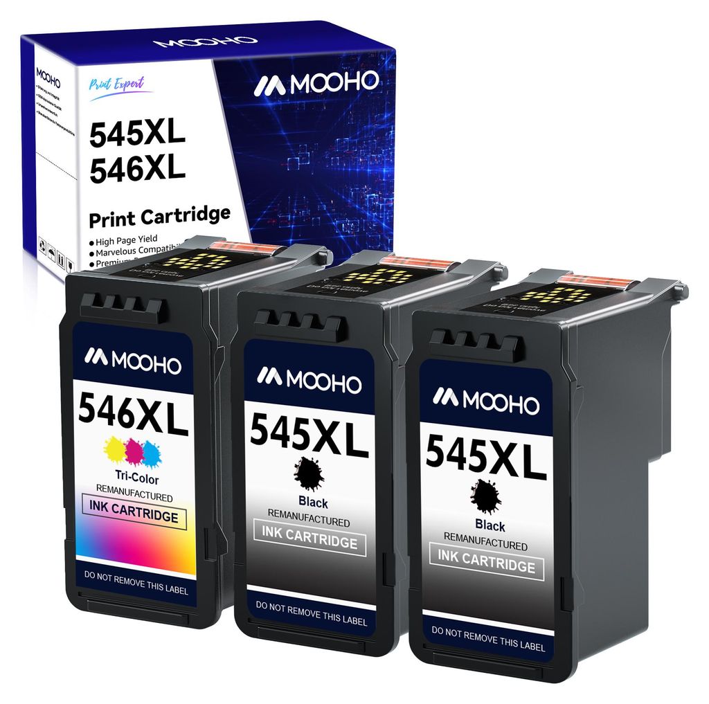 3er-Pack Druckerpatrone für CANON 545 546 XXL PG 545XL CL-546 XL Pixma iP2800 iP2850 iP2840 iP2855 TS205 TS305 TS3150 MX490 MX495