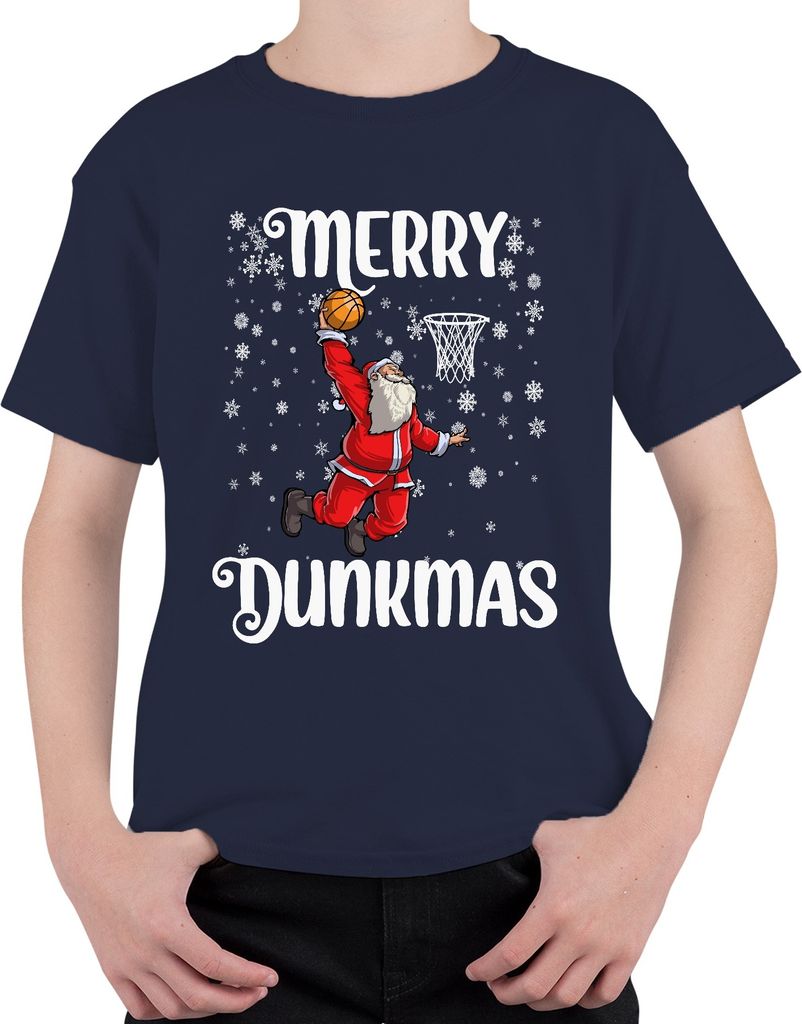Merry Dunkmas Santa Basketball - Weihnachten Produktbild 