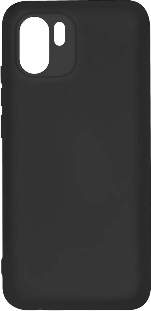 Custodia Elegante per Xiaomi Redmi A1 e A2 - Silicone Nero Soft Touch