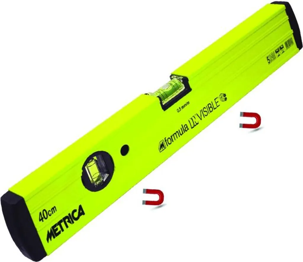 Niveau Metrica 32842 120cm idéal pour pose de menuiserie et alignement