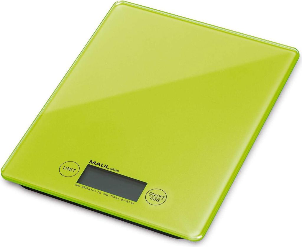 MAUL Briefwaage MAULgloss 5 kg Batterie hellgrün