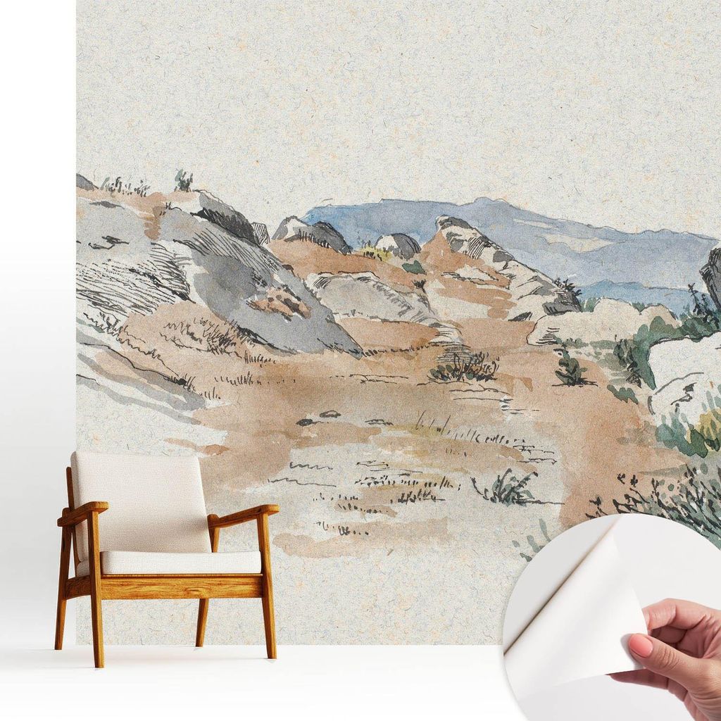 Fototapete selbstklebend - 250x250 cm - Tapete - Wandtapete - Wandbilder - Klebefolie - Dekofolie - Tapete Folie - Wand - Dekoration - Wohnzimmer -...